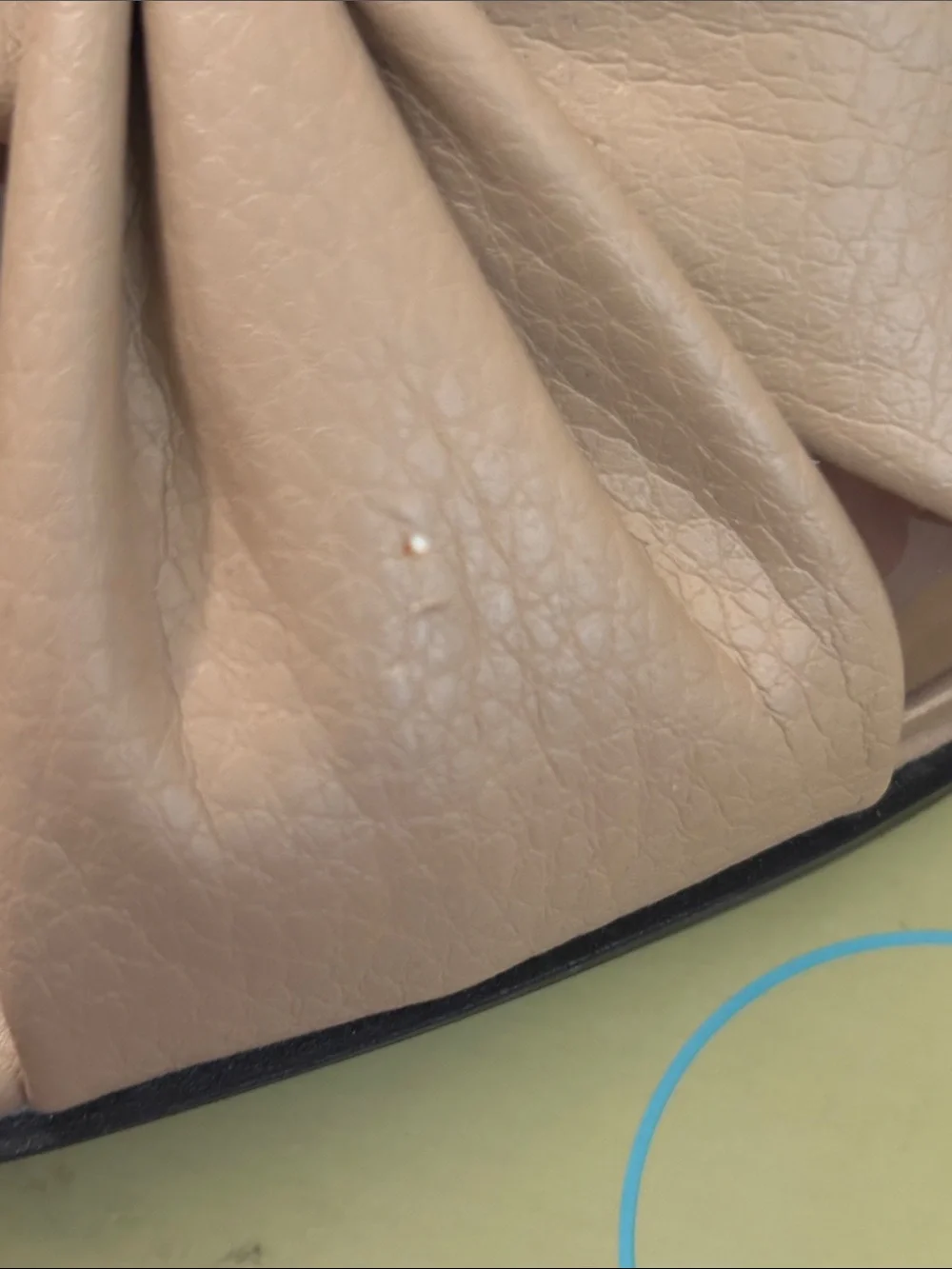 Life Stride Knot-Front Open Toe Slingback in Camel